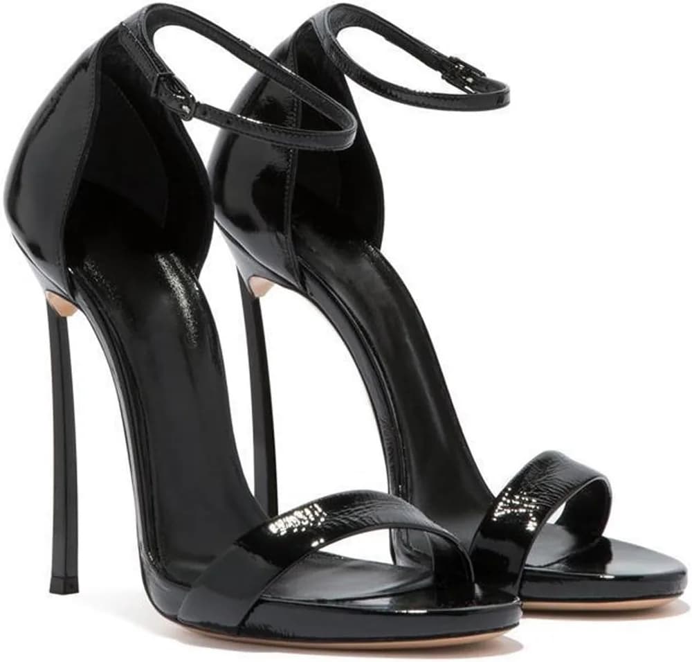 High Heels Womenβs Stiletto Open Toe Ankle Strap Sandals Comfort Buckle Wedding Dress Party Pumps Shoes 12cm