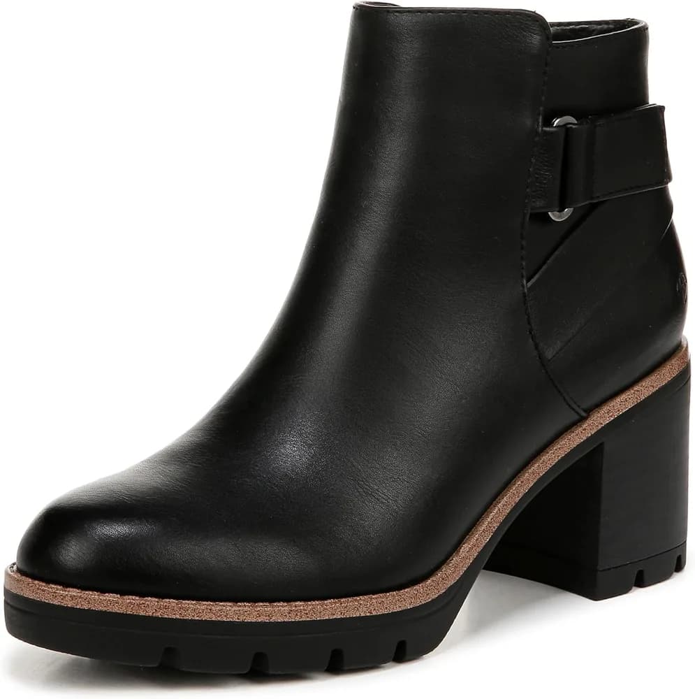 womens Madalynn Strap Water Repellent Ankle Boot Ankle Boot