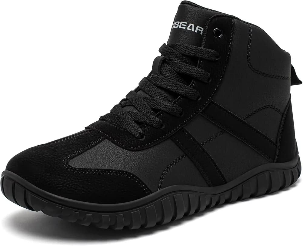 Unisex Wide Barefoot Boots for Womens Hiking Outdoor Walking Shoes