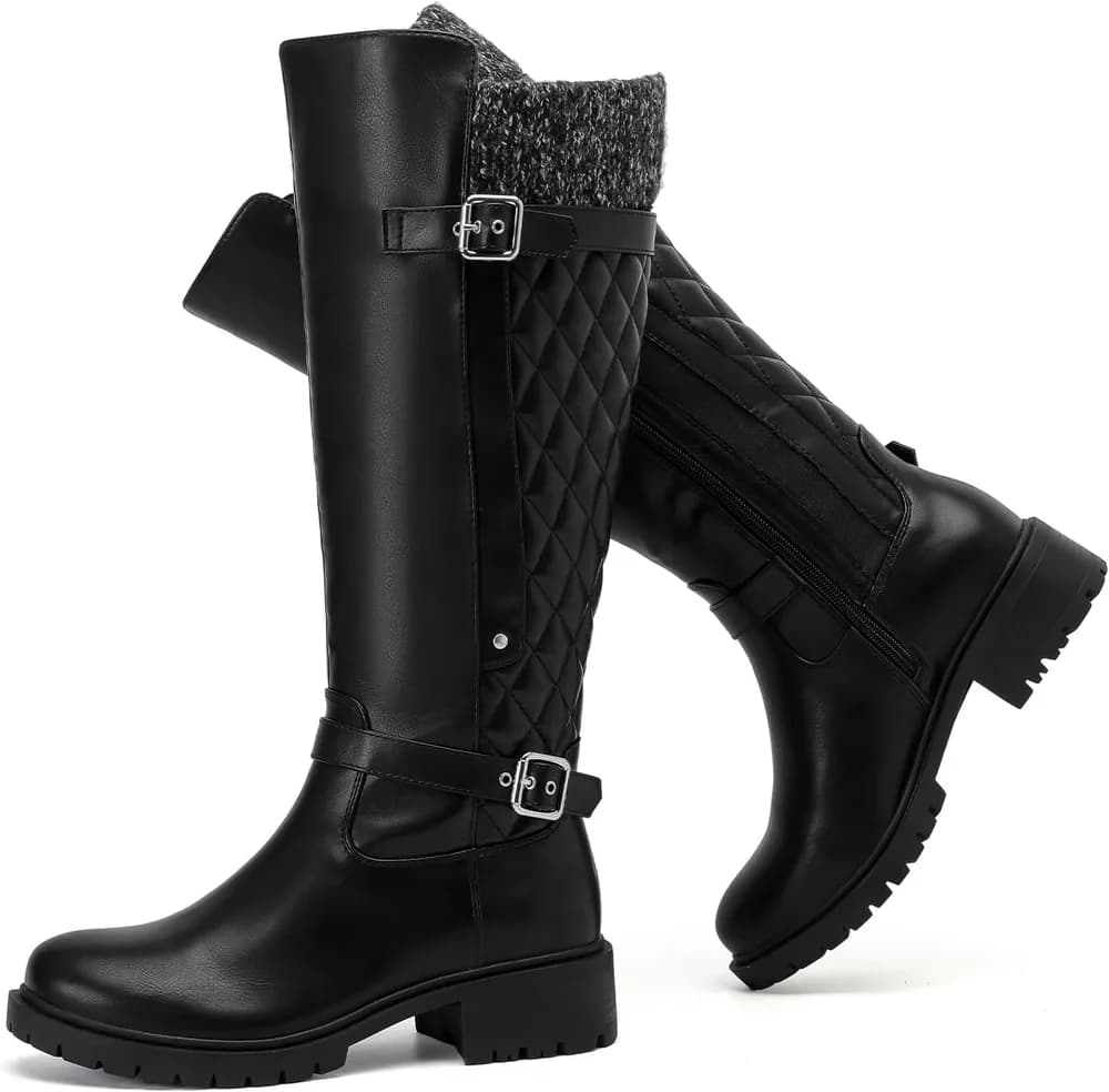 Women's Extra Wide Calf Knee High Boots