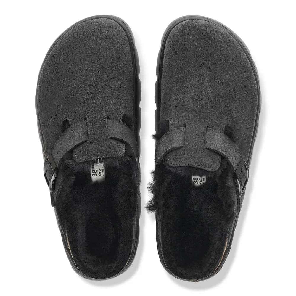 Boston Chunky Shearling Suede Leather