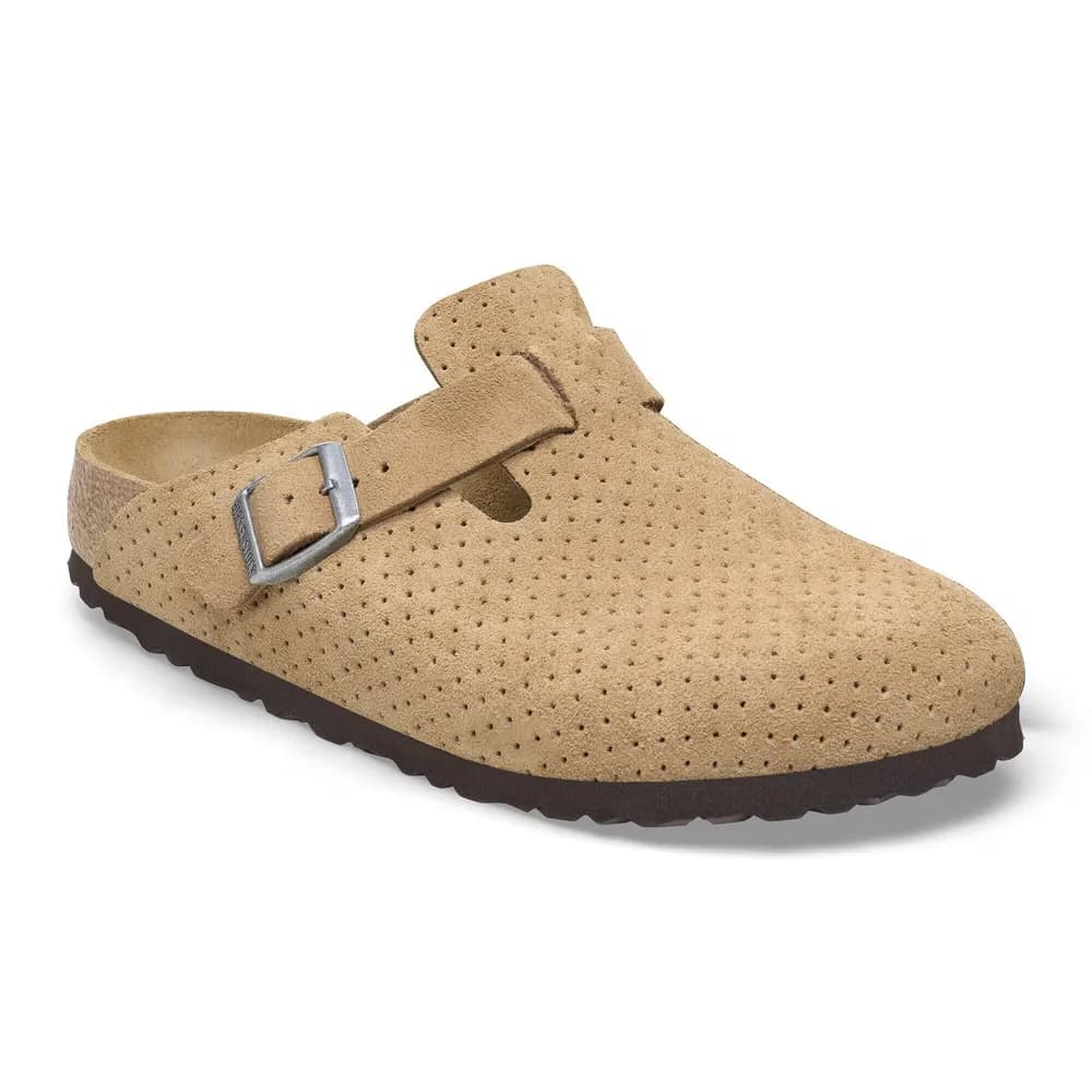 Boston Suede Embossed Dotted New Beige