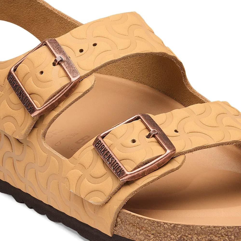 Milano Embossed Leather Nature Semi Veg Tan
