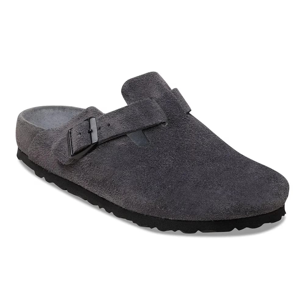 Boston Suede Leather Charcoal