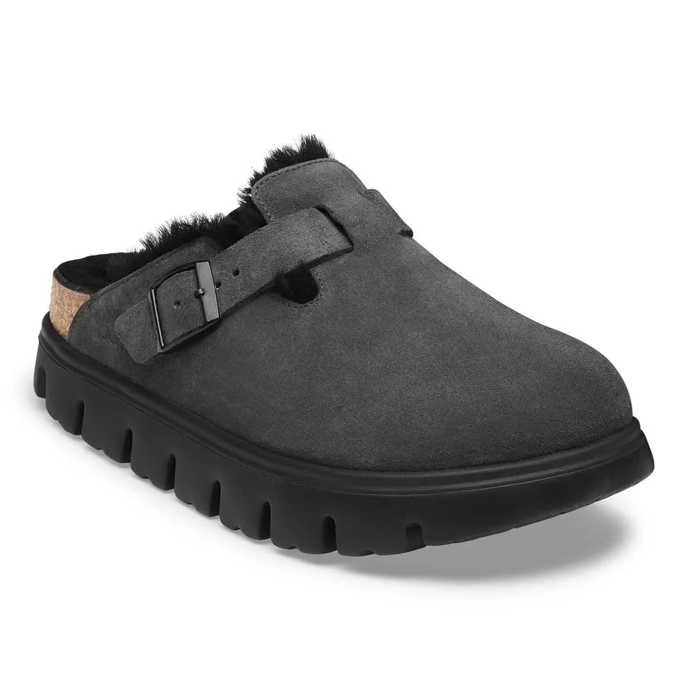 Boston Chunky Shearling Suede Leather