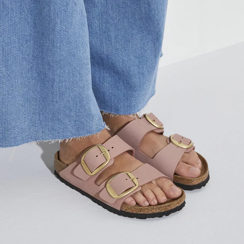 Arizona Big Buckle Nubuck Leather Old Rose
