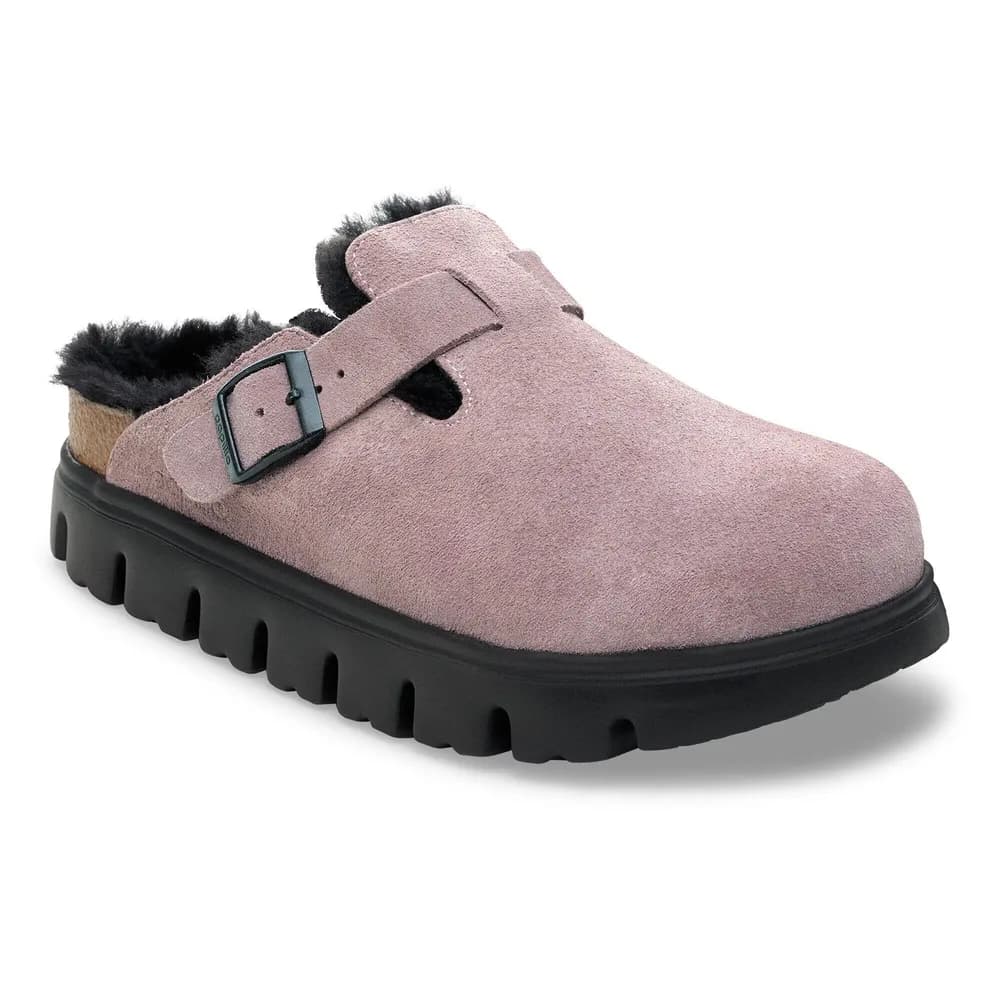 Boston Chunky Shearling Suede Leather