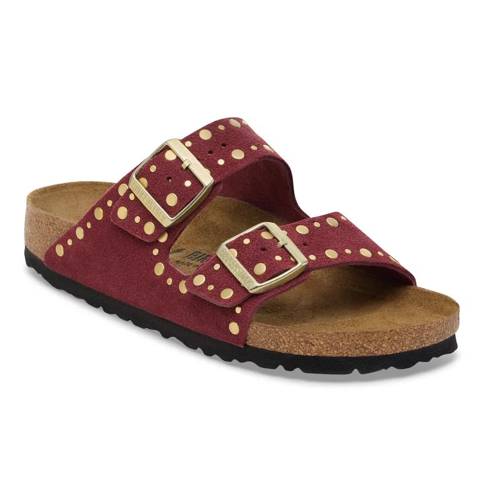 Arizona Rivets Suede Leather Zinfandel