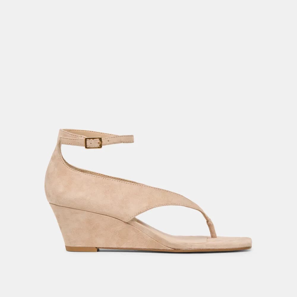 QUINNY WEDGES BLACK LEATHER
