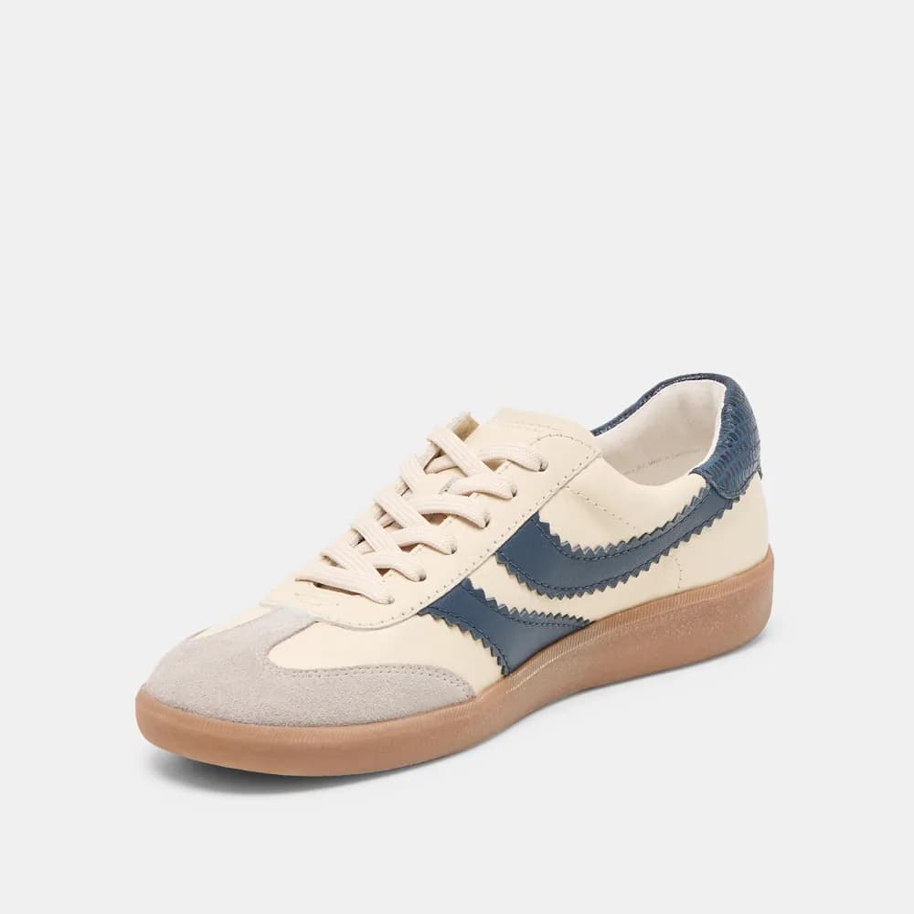 MERIT SNEAKERS WHITE NAVY LEATHER