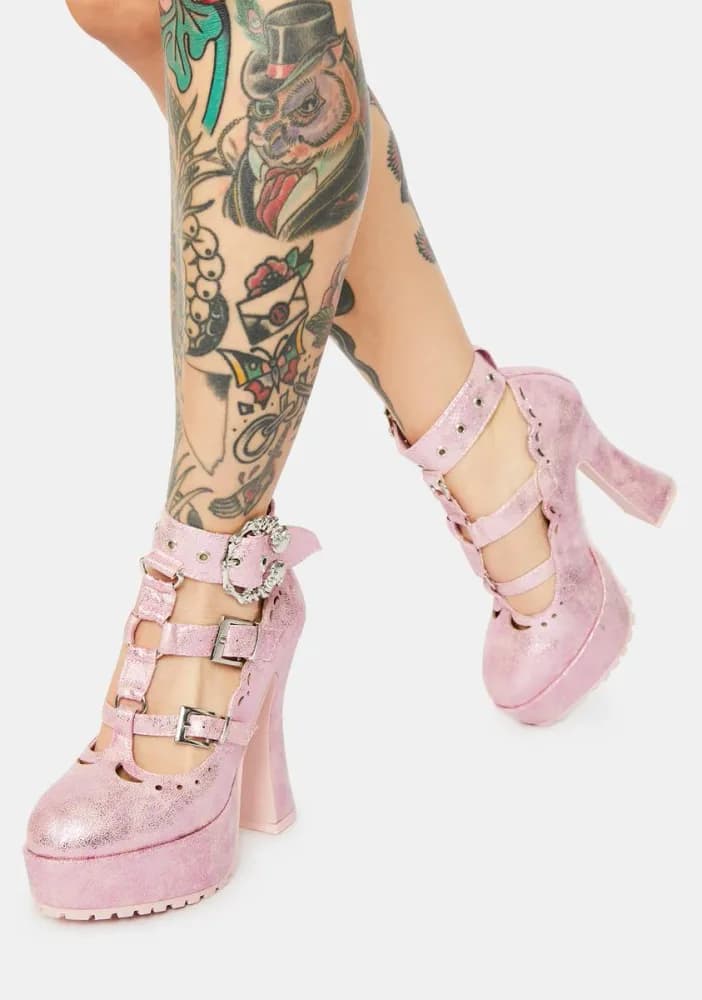Pleasure Is Mine Platform Heels