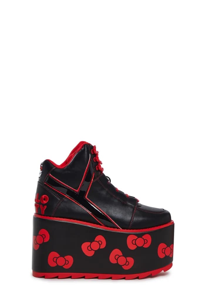 X Sanrio Qozmo Hello Kitty Platform Sneakers