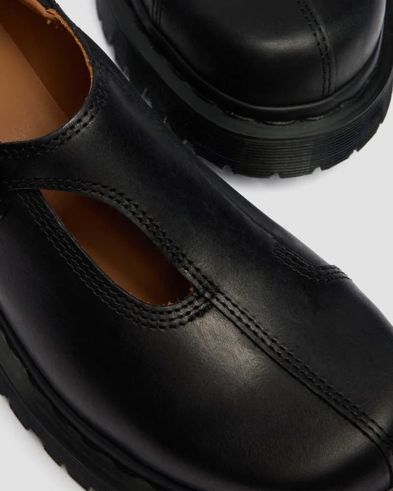 Rejena Mary Jane Old Harness Leather Shoes