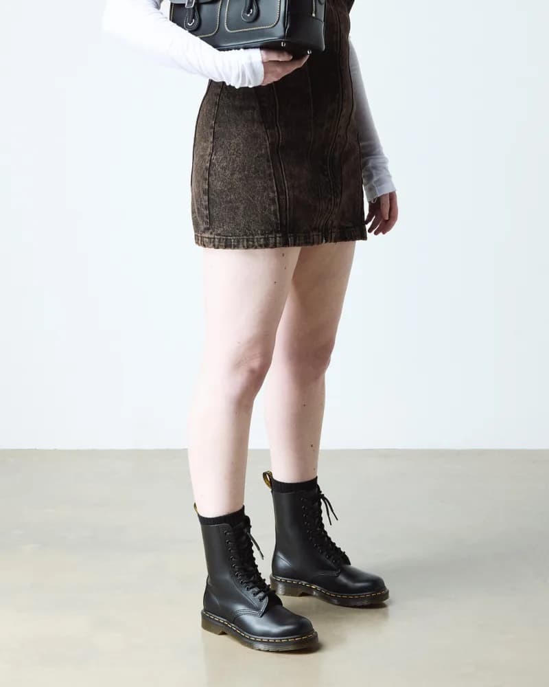 1490 Smooth Leather Mid Calf Boots