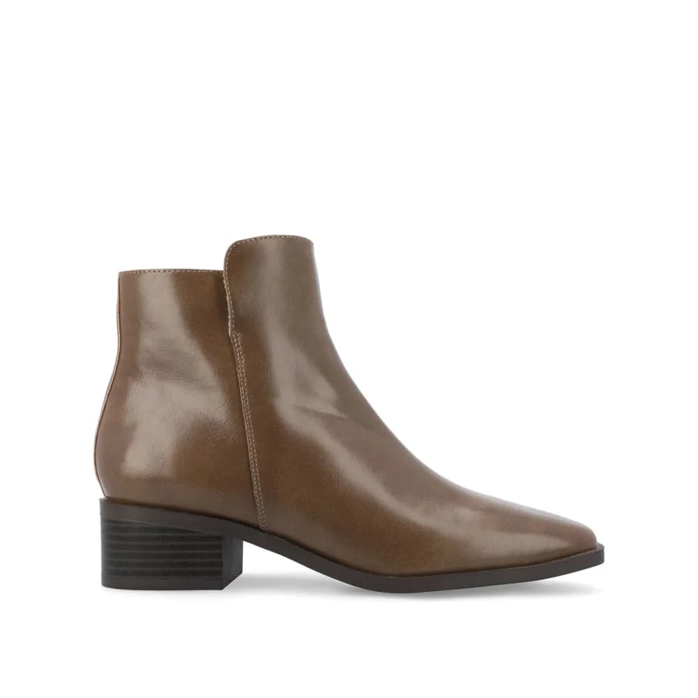 CAPPRI SQUARE-TOE BOOTIES IN VEGAN LEATHER