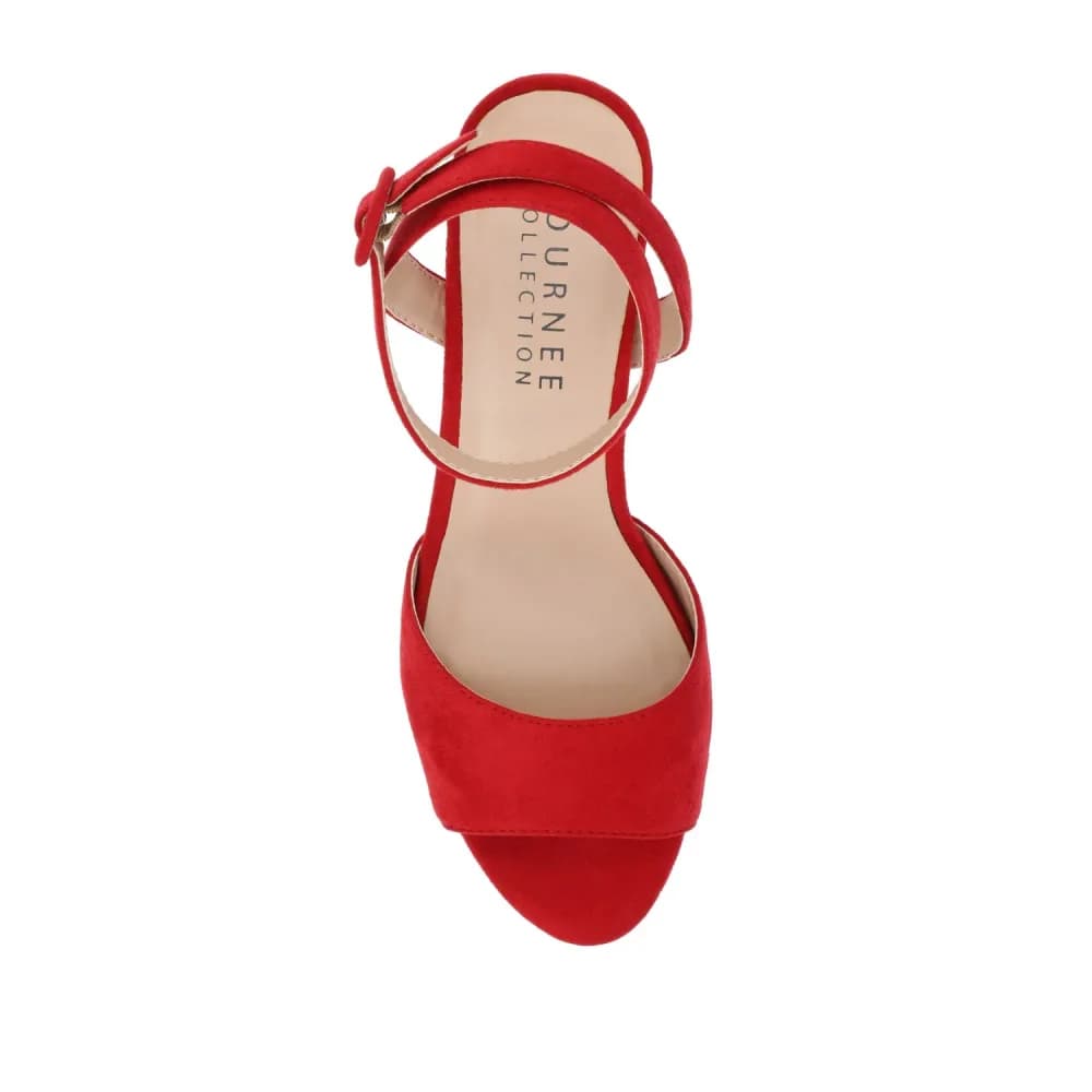 NAIRRI STRAPPY HEELS IN VEGAN LEATHER