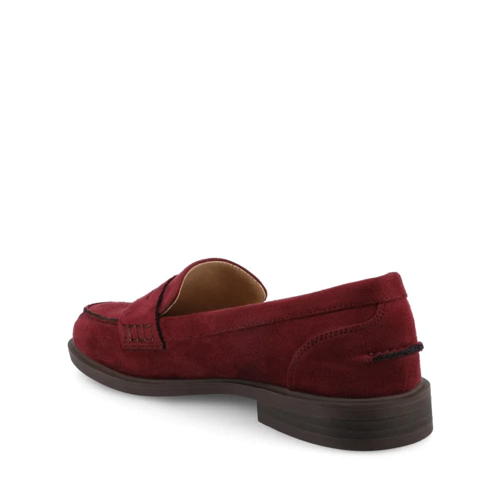BROOKS IN OXBLOOD SUEDE