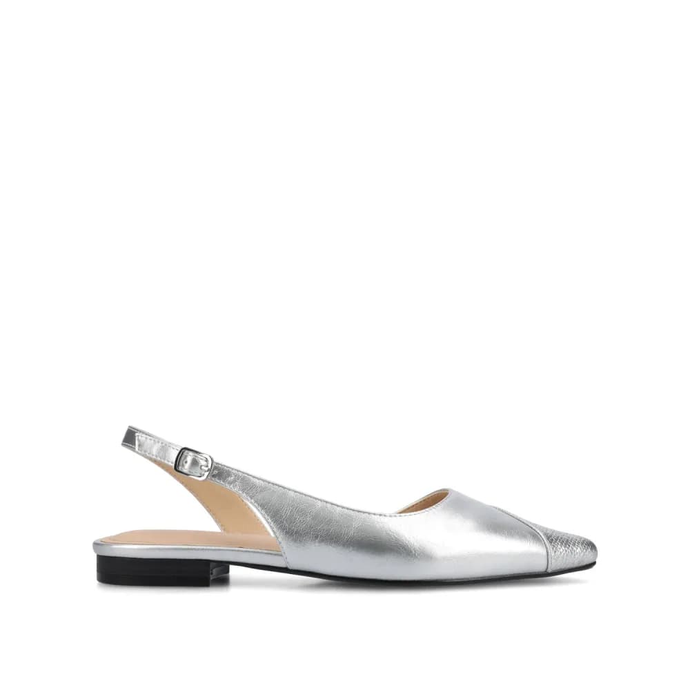 DAPHNNE BALLET FLATS IN TWEED FABRIC STATEMENT IN WIDE