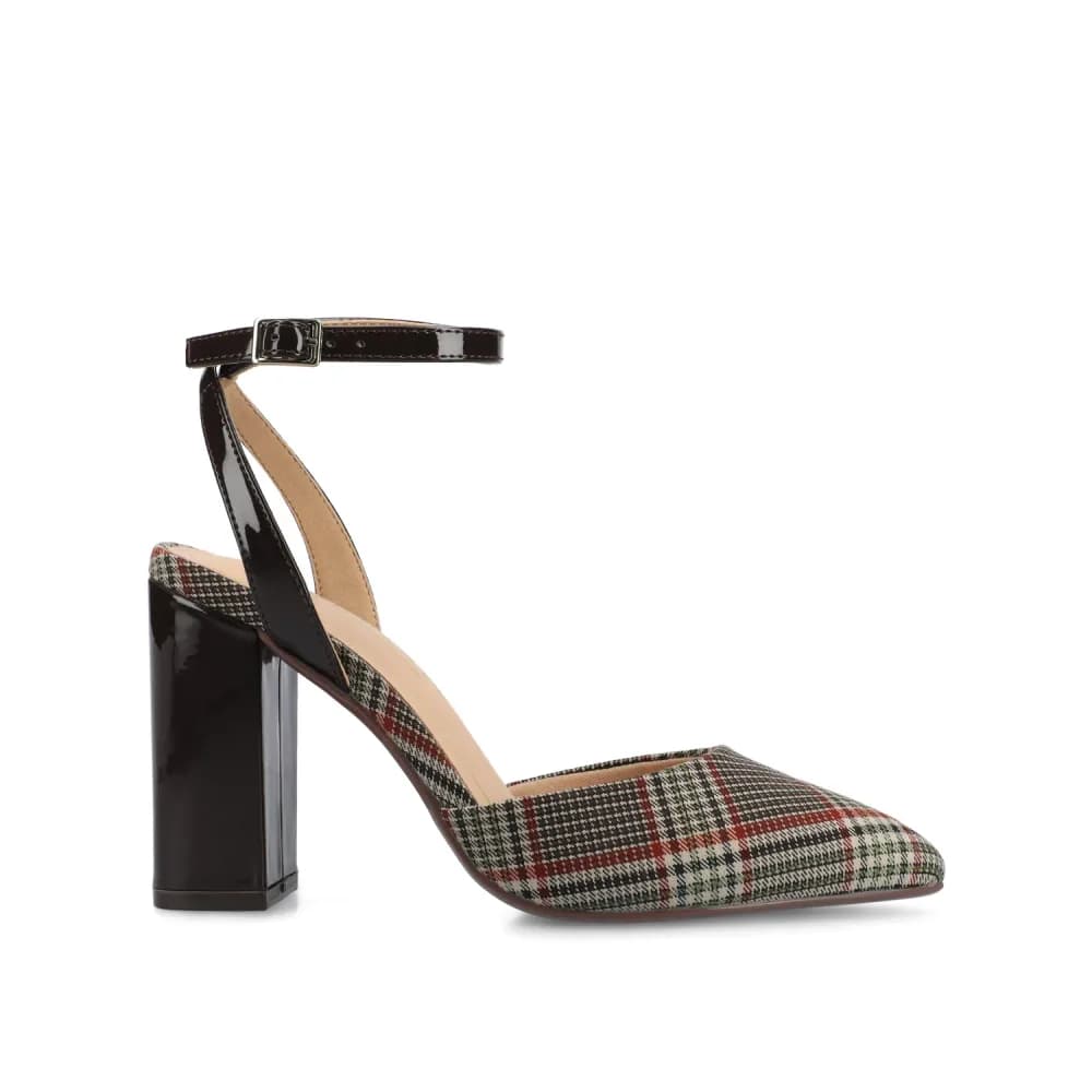 TYYRA IN CREAM CHOCOLATE PLAID