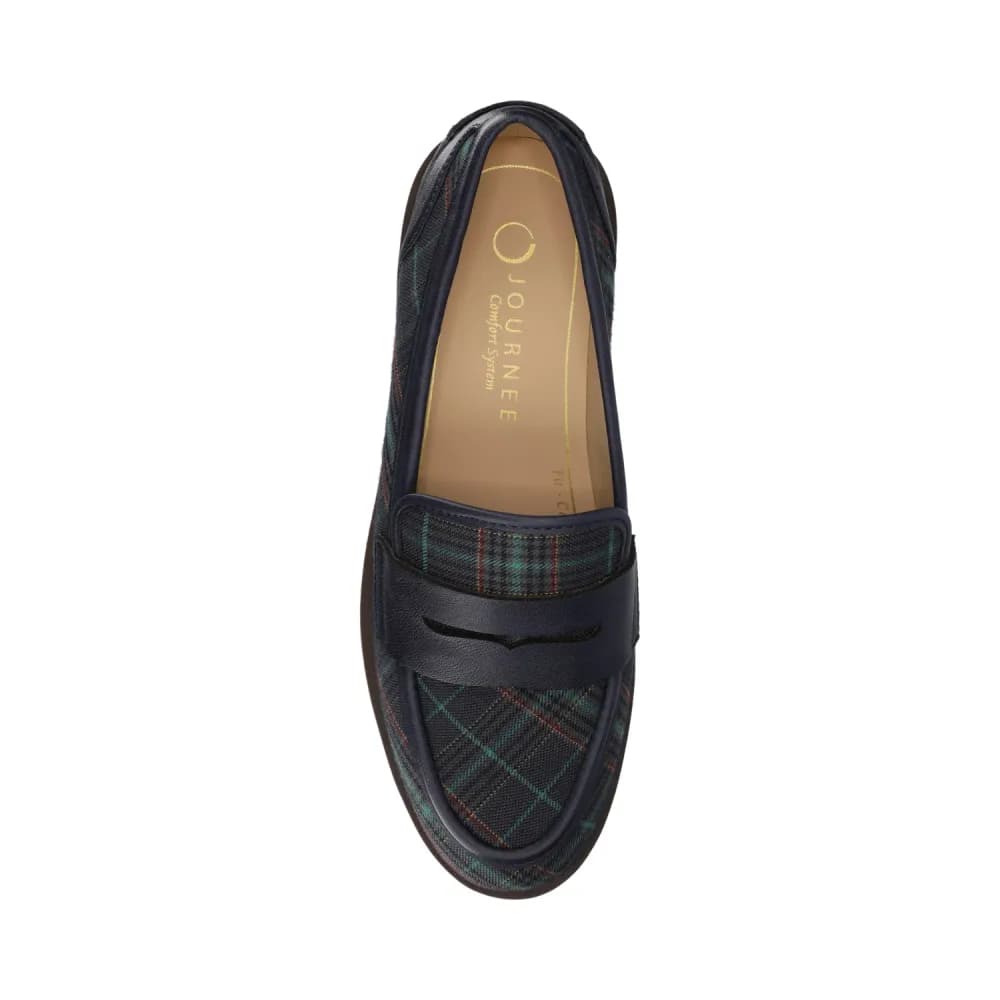 BROOKS NAVY PLAID