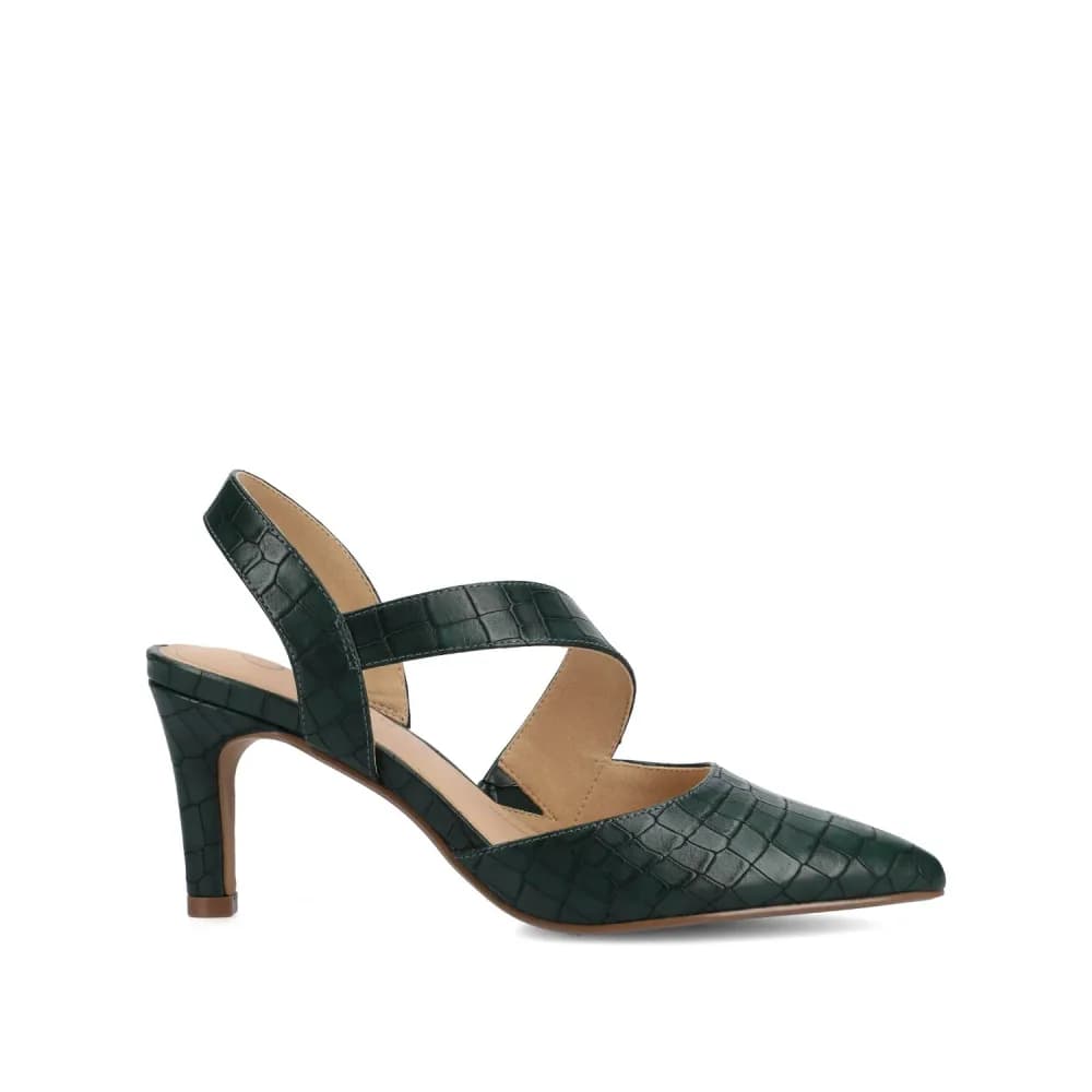 SCARLETT STILETTO HEELS IN CROCO