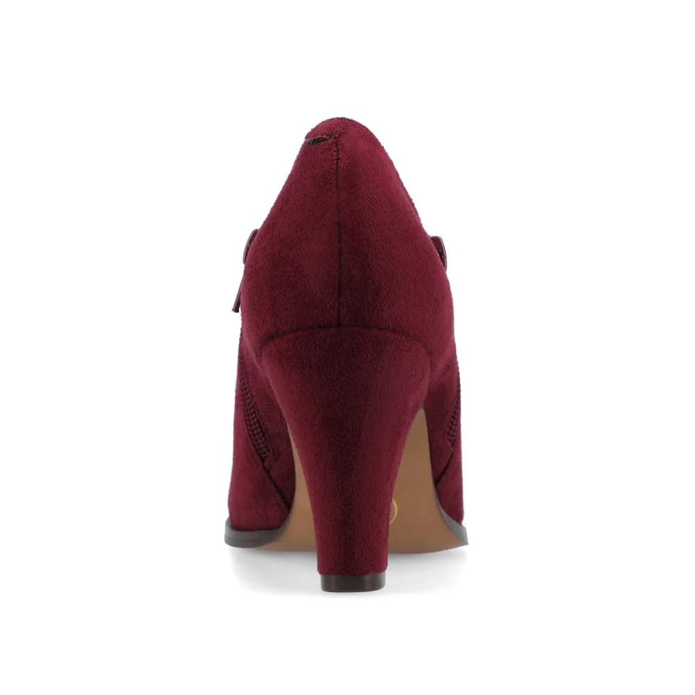 SANZI ZIP-UP BOOTIES IN FAUX SUEDE