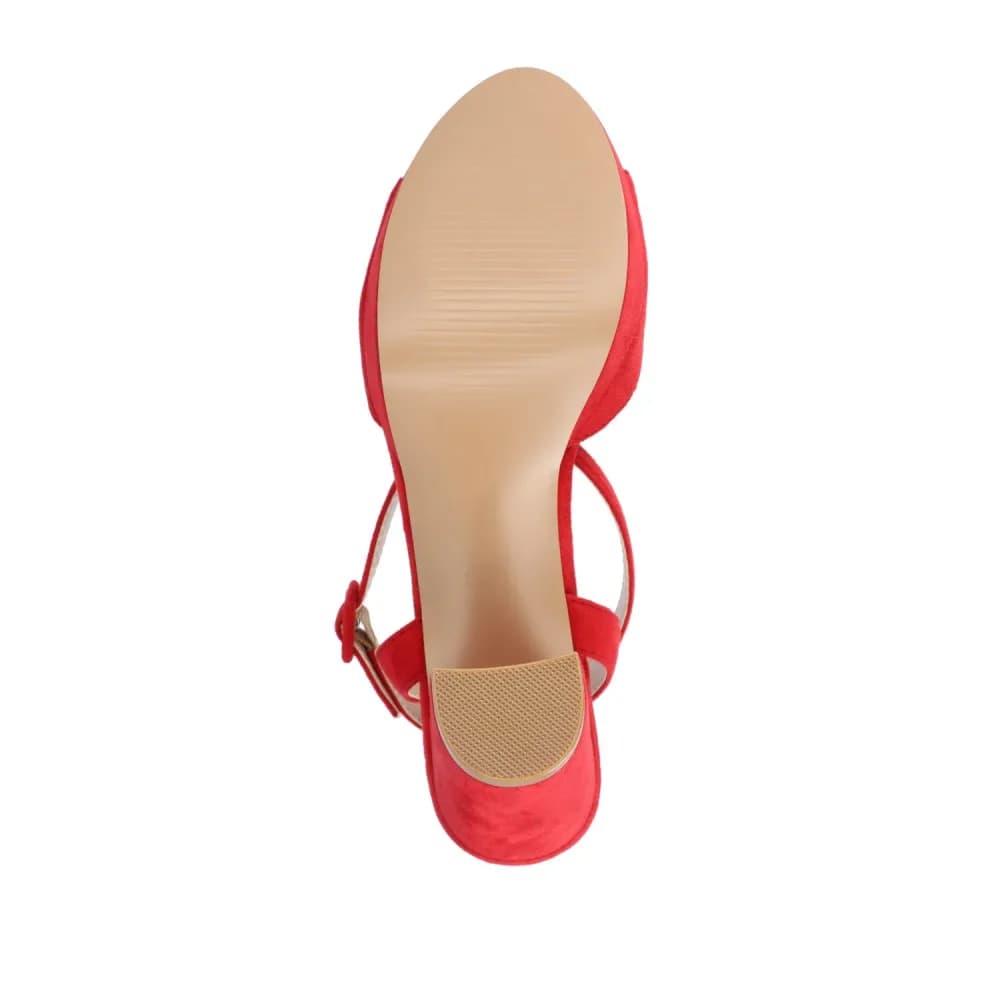 NAIRRI STRAPPY HEELS IN VEGAN LEATHER