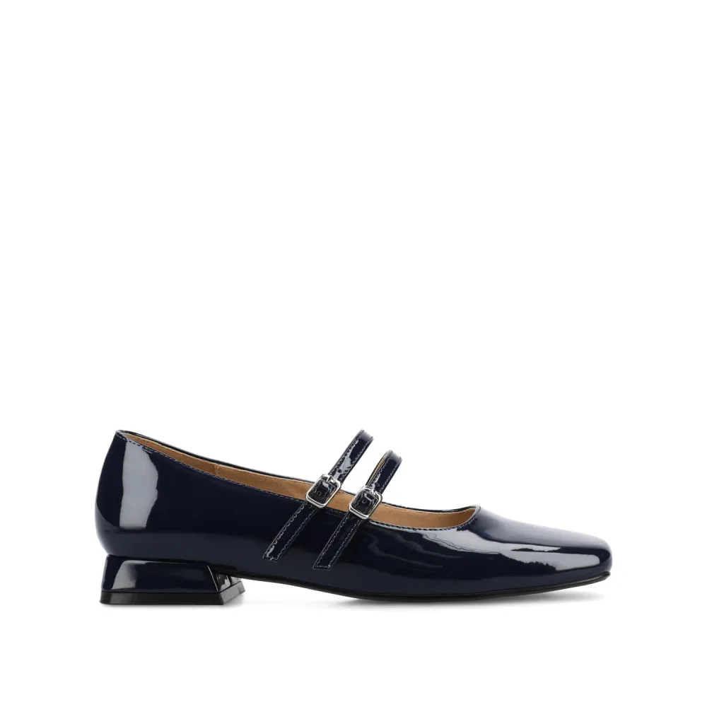 GREDAH MARY JANE FLATS IN VEGAN LEATHER