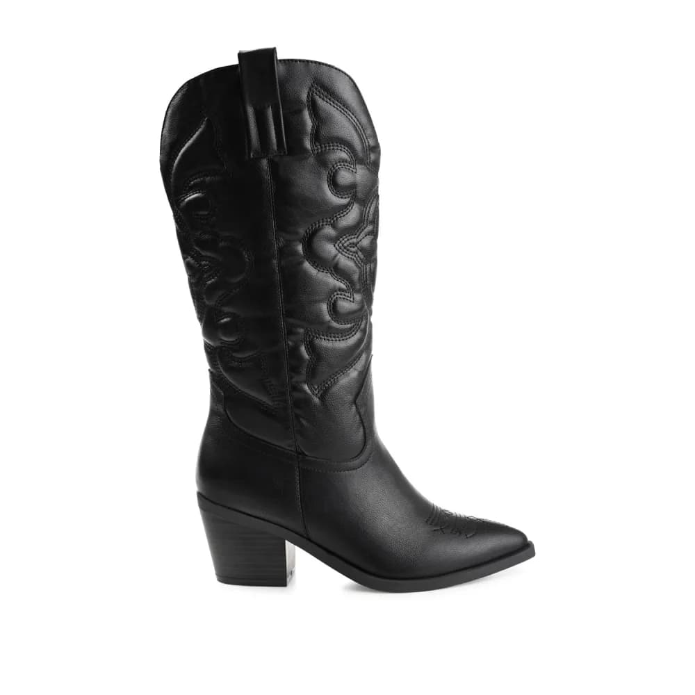 CHANTRY COWGIRL BOOTS IN VEGAN LEATHER