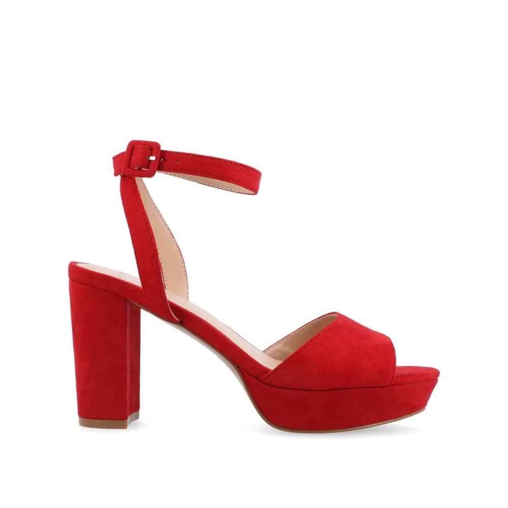 NAIRRI STRAPPY HEELS IN VEGAN LEATHER