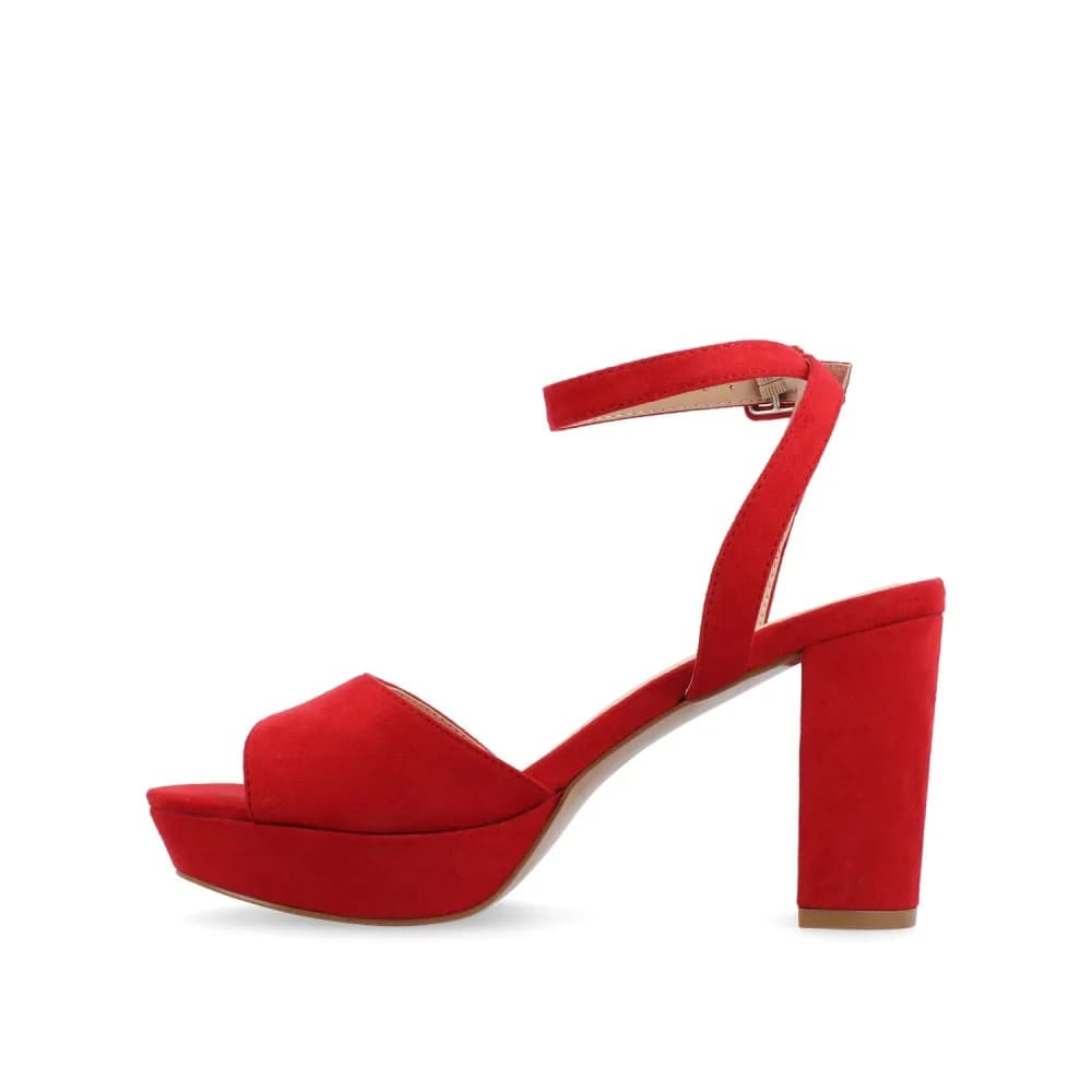 NAIRRI STRAPPY HEELS IN VEGAN LEATHER