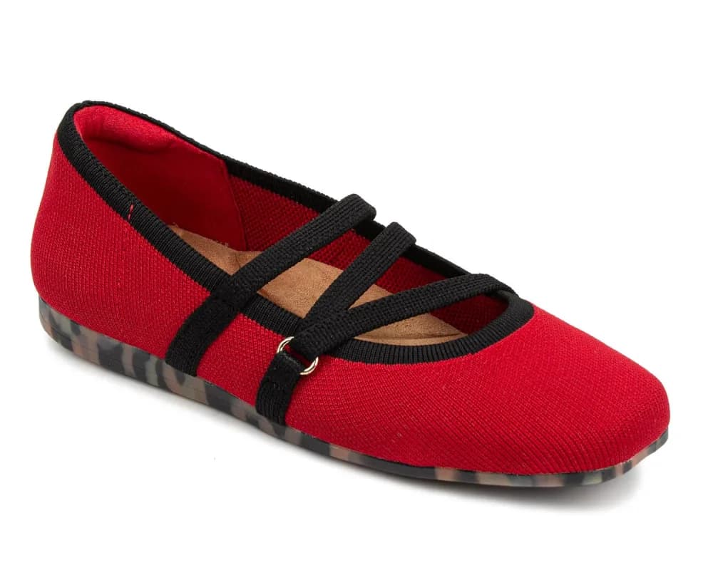 NICOLETTE-Red Knit Fabric | Ros Hommerson
