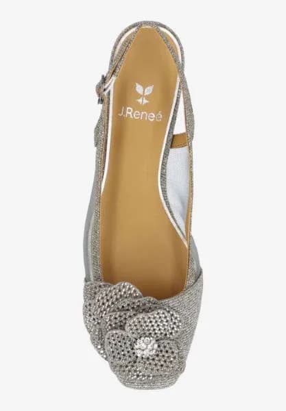 BELLINA-PEWTER GLITTER/MESH | J Renee