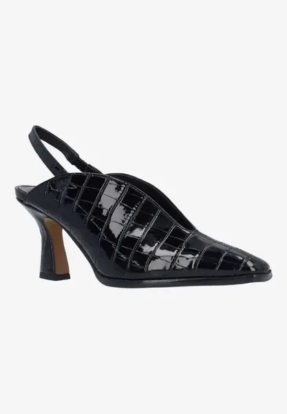 Brisani-BLACK CROCO EMBOSSED | J Renee