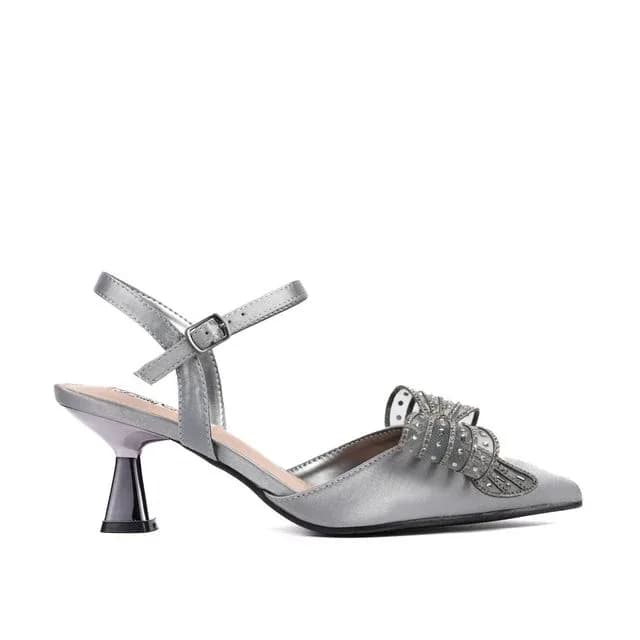 LESLIE-Pewter | Lady Couture