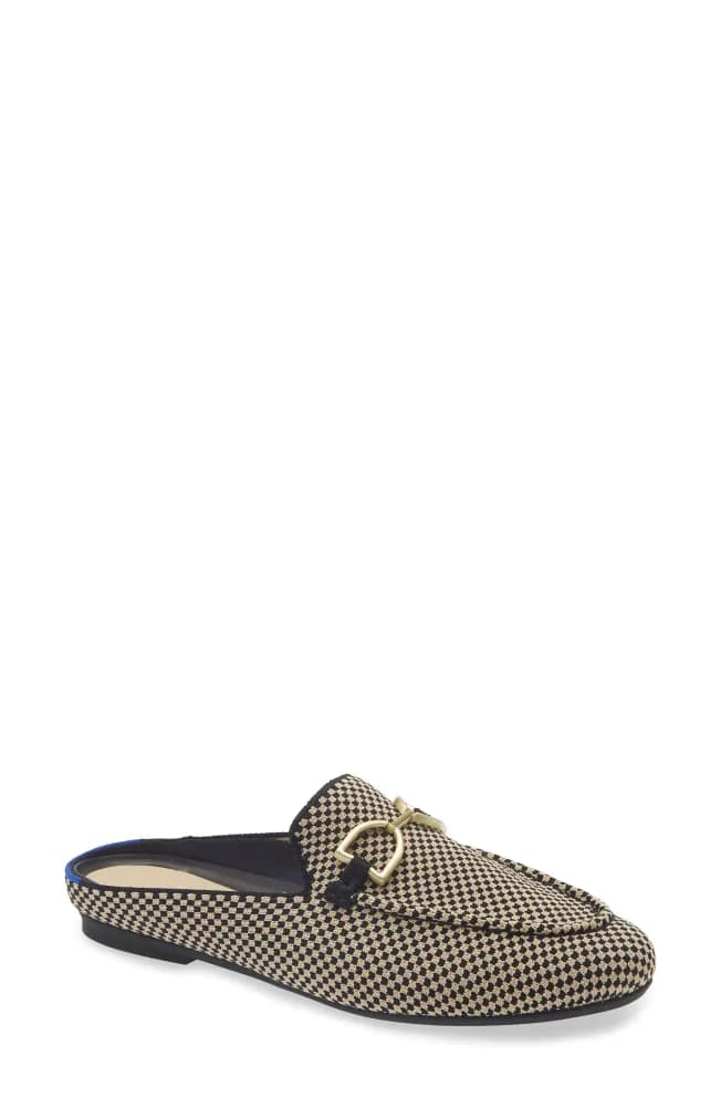 Double Bit Bouclé Loafer Mule