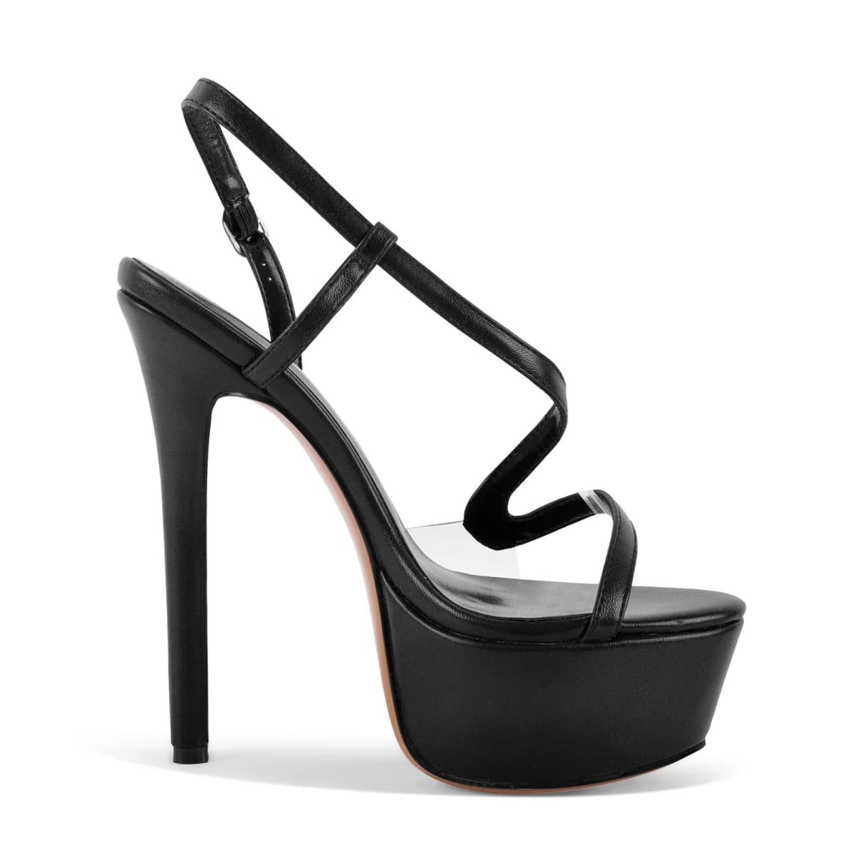 Platform S Strap Slingback High Heel Sandals