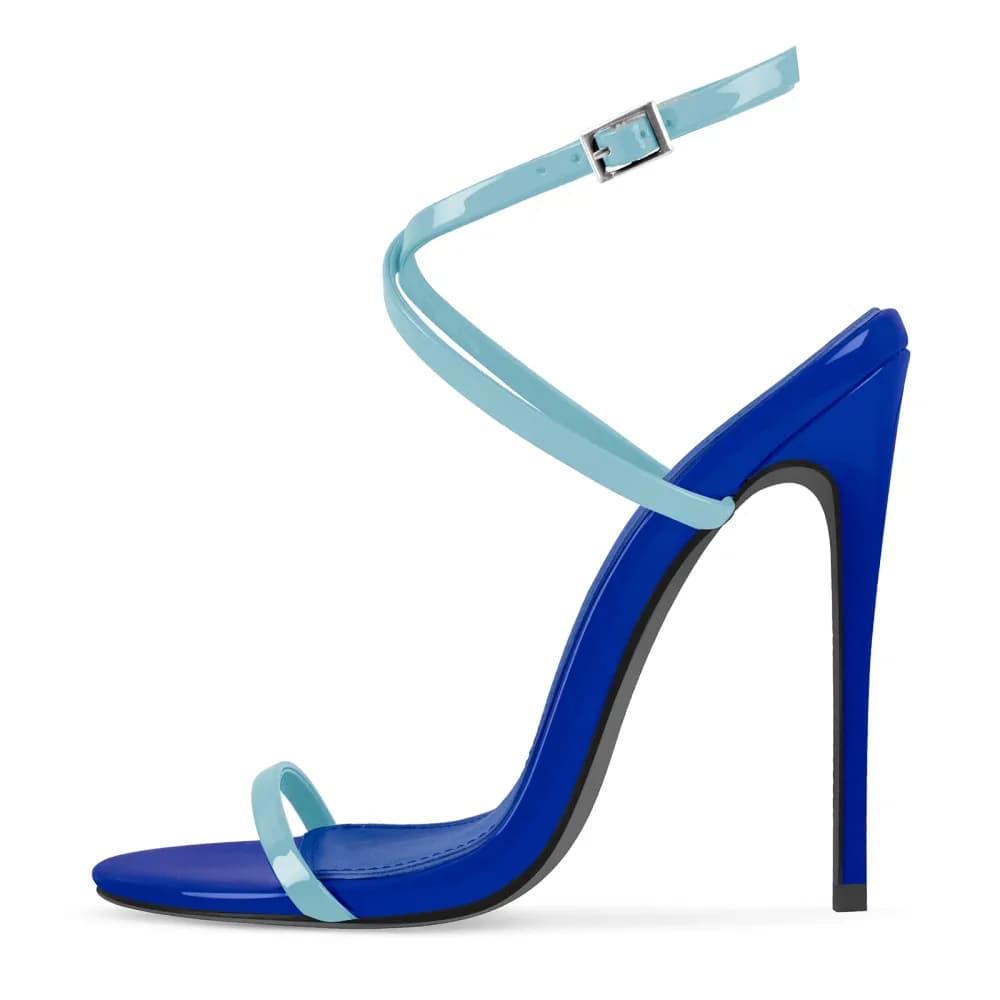 Round Toe Criss Cross Straps Sandals