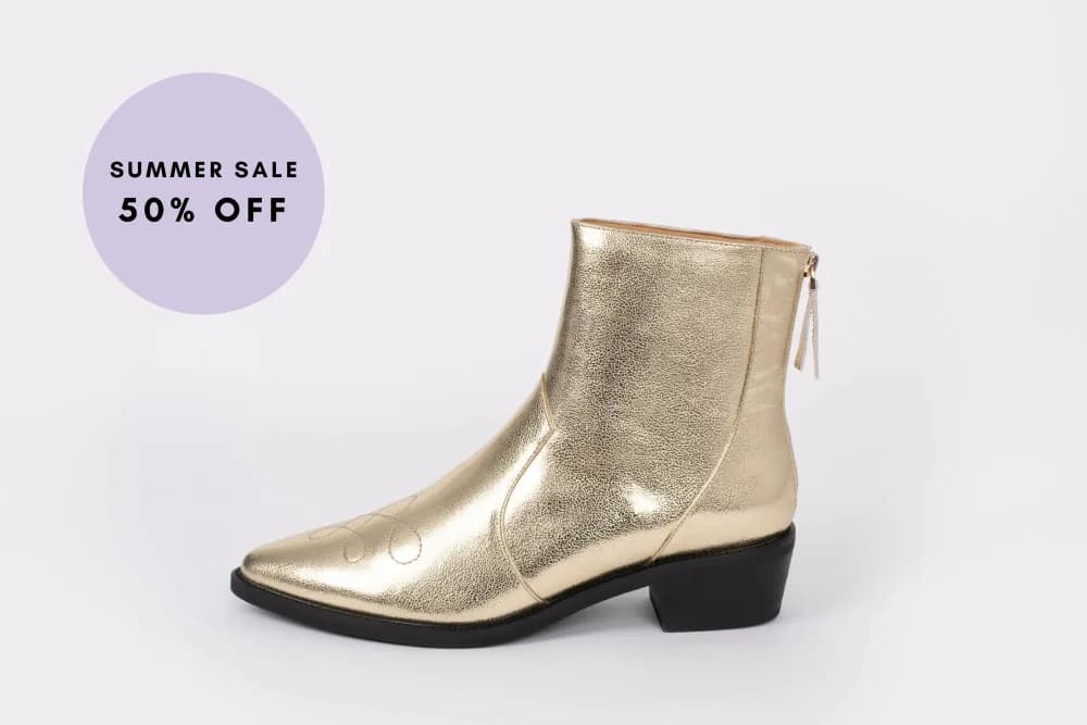 PHOEBE BOOT (GOLD)