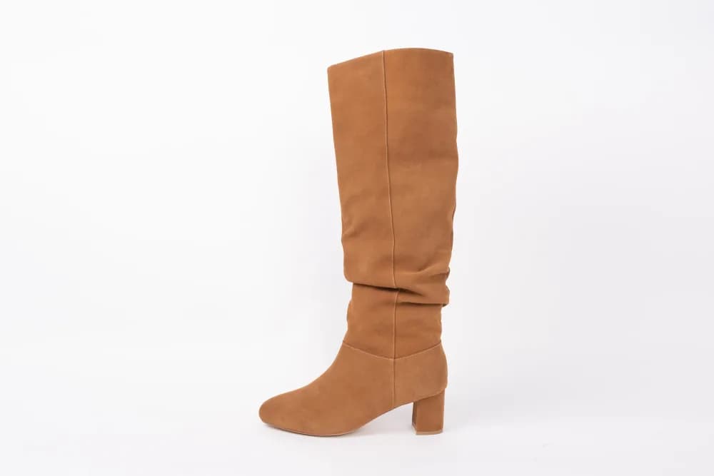 EVELYN BOOT (CAMEL SUEDE)