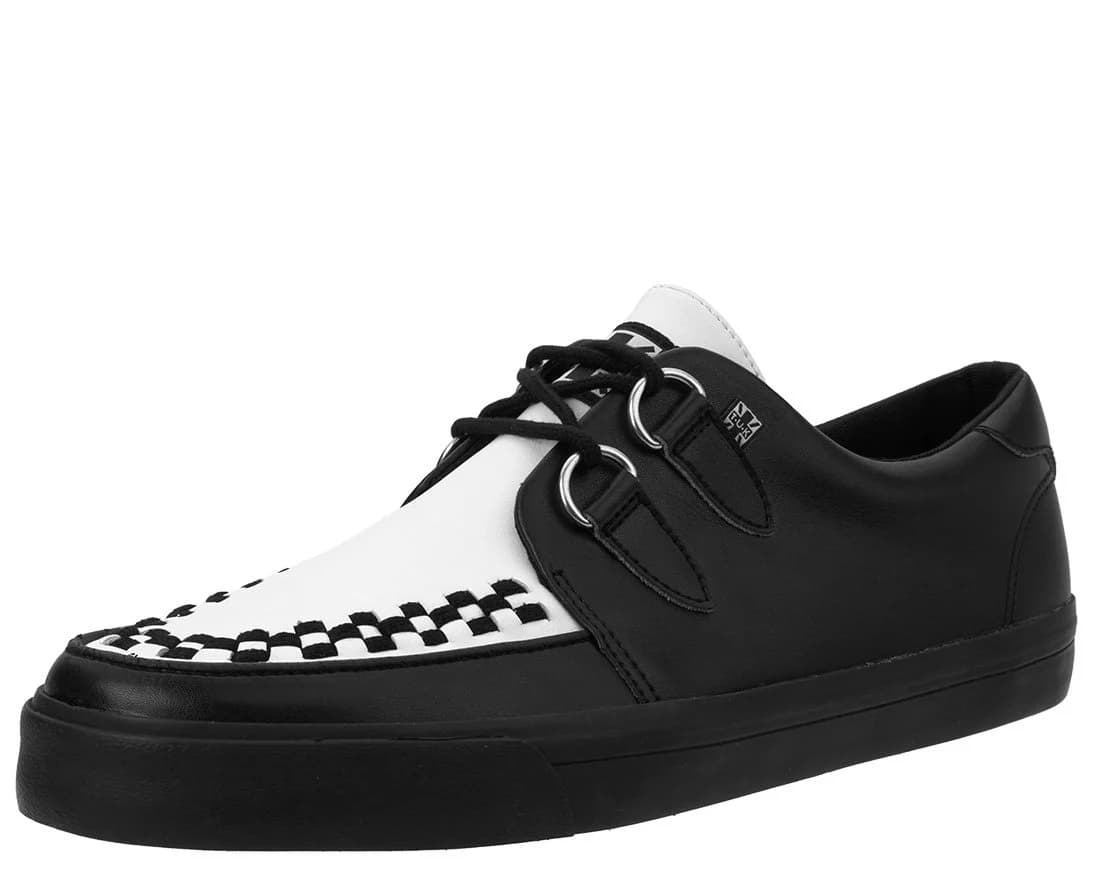 Black and White D-Ring VLK Sneaker