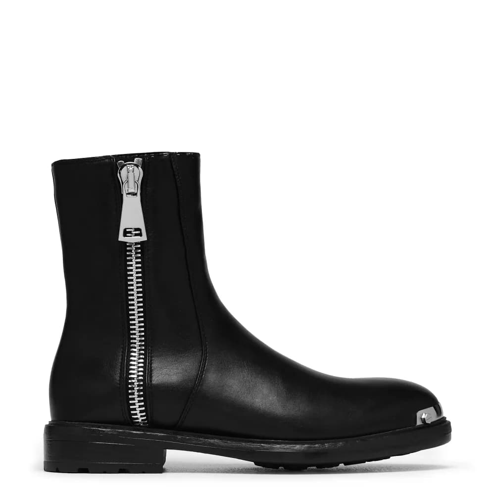 Regicide Zip-up Boots - Black
