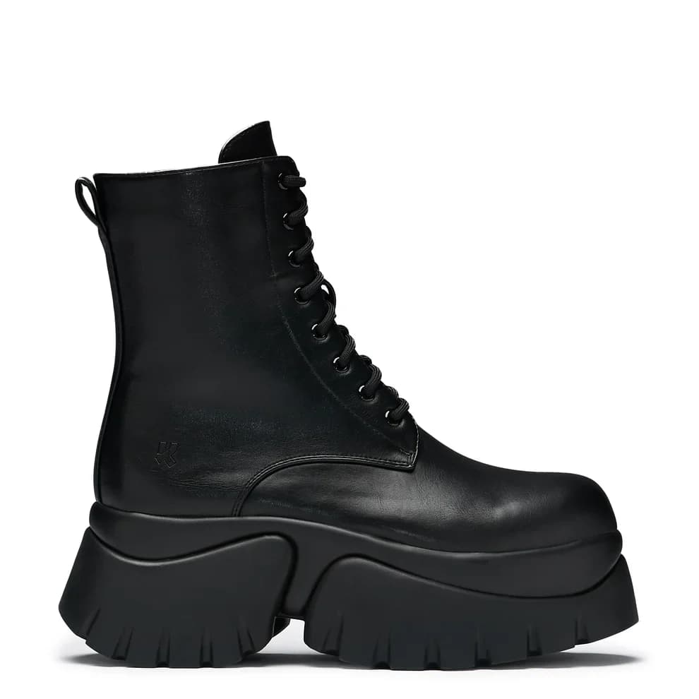 Rancor Vilun Black Lace Up Boots