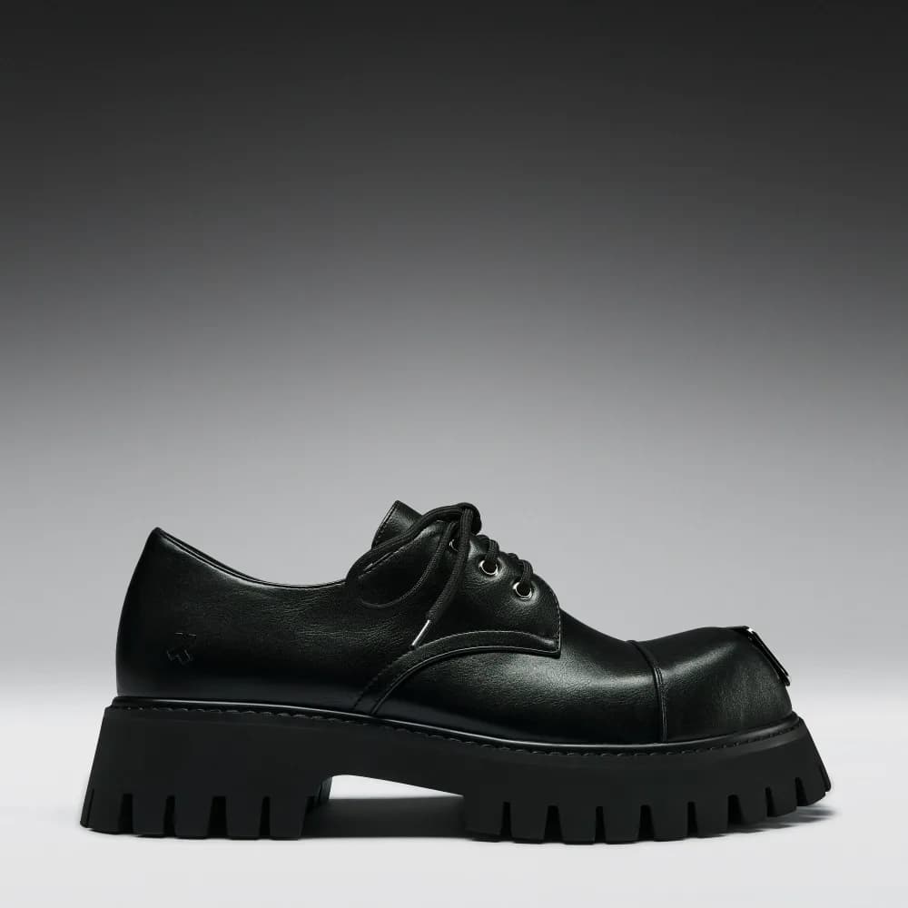 Gehrman Metal Cap Chunky Shoes - Shadow