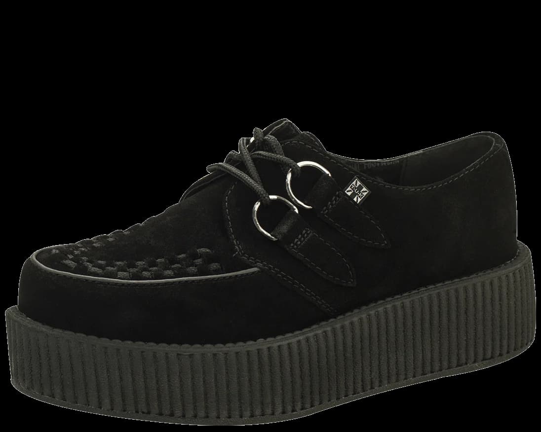 Black Suede Viva Mondo Creepers