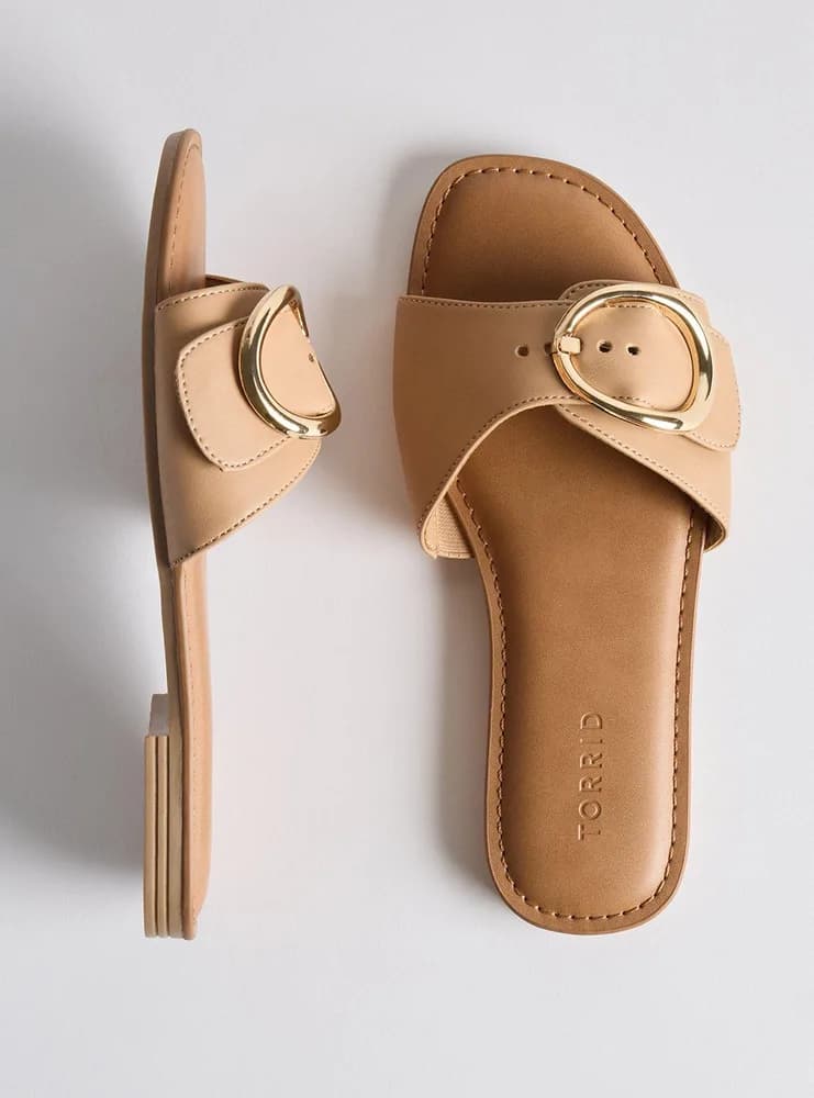 Buckle Slide Sandal (WW)