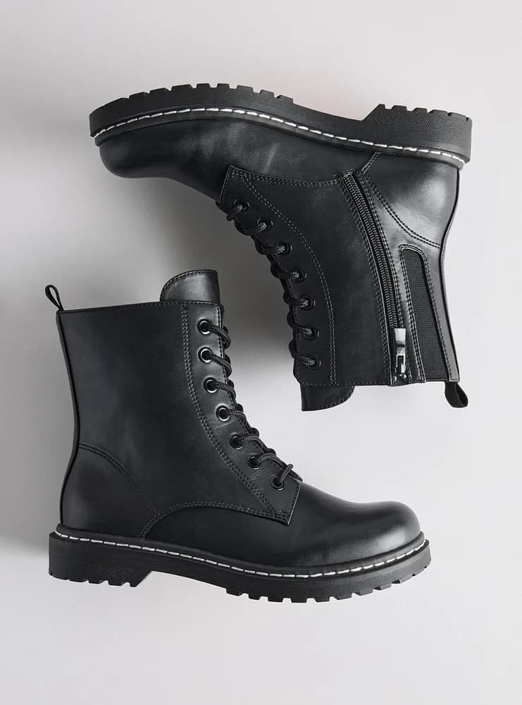 Stevie Lace-Up Combat Boot (WW)