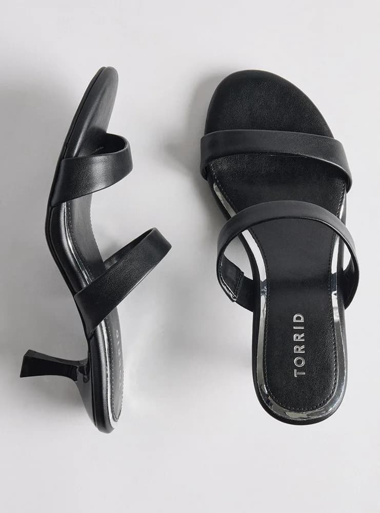 Double Strap Heeled Sandal (WW)
