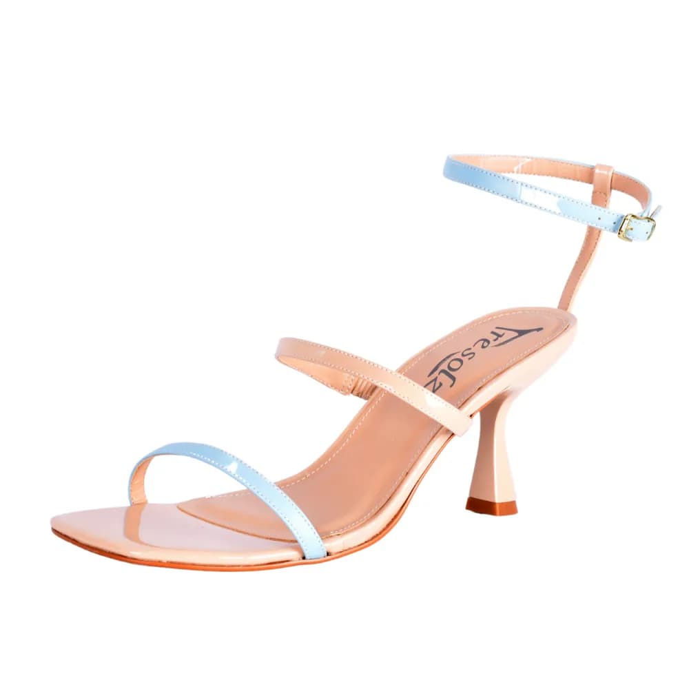 Olivia Women's Heels - Slender Ankle Strap - Leather - 3" Heel