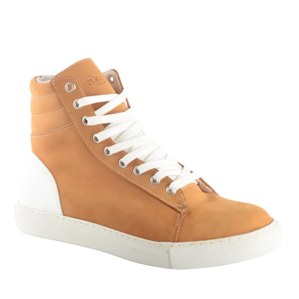 Fraser Women’s Wheat High Top Sneaker - Cup Sole - Leather